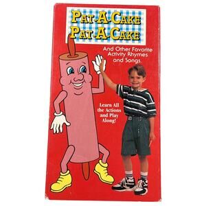 Vintage Pat-a-cake VHS kids activity rhyme songs retro Kidcore 1990 songs video